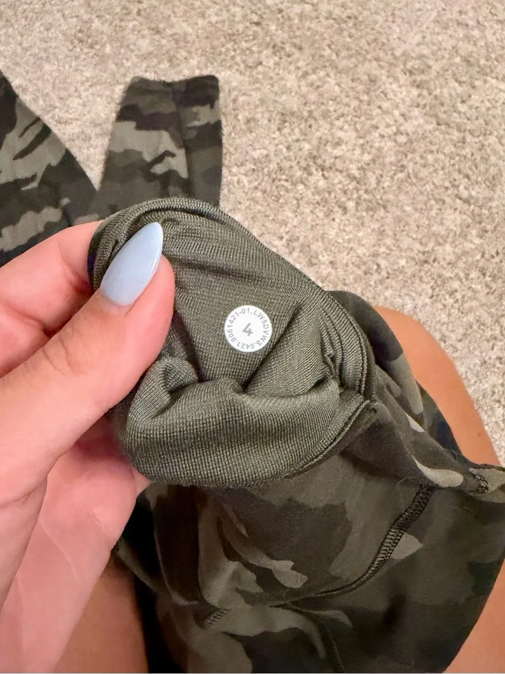 lululemon athletica High-Rise Camo Leggings - Olive & Dark Olive